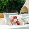Bold Red Poppies Design by Lazar Studio Outdoor Printed Pillow